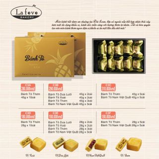 Bánh Tô Đài Loan Lafeve vị Thơm (hộp 10 cái) - C3D