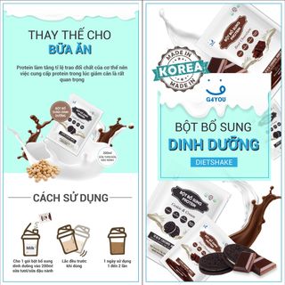 SỮA LẮC GIẢM CÂN G4YOU HÀN QUỐC