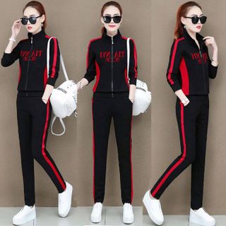 Bộ đồ thể thao áo khoác thêu chữ TIANY TT450 DEAL HOT