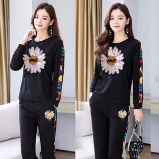 Bộ đồ thể thao hoa cúc đính đá TT449 DEAL HOT