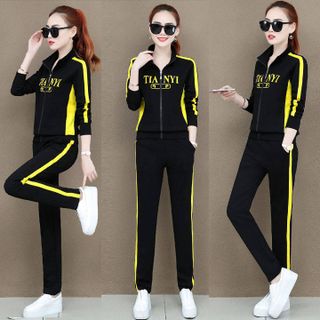 Bộ đồ thể thao áo khoác thêu chữ TIANY TT450 DEAL HOT