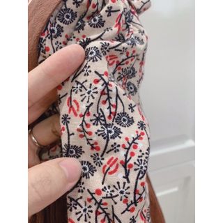 Váy đầm thu đông yếm nâu dành cho bé