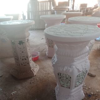 Ghế đôn gốm vintage kiểu cổ xưa- Vintage ceramic stool ( Traditional style)