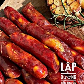 Lạp xưởng tôm trứng 2 bịch 1 ký