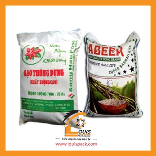 Bao PP đựng gạo trong suốt - bao PP dệt