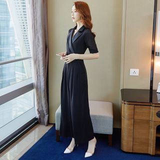 JUMP QUẦN DÀI CỔ VEST - DT1437