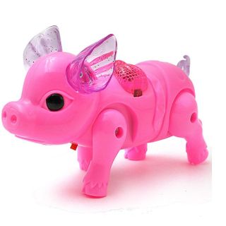 Đồ Chơi Chú Heo Biết Đi Có Đèn Nhạc Kèm Dây Dắt