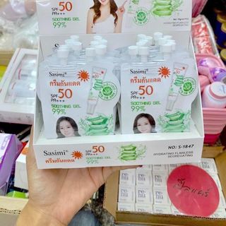 Tuýp kem lót, phấn lót túi nha đam Thái Lan