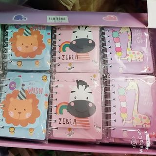 SỔ LÒ XO KÈM MẪU NOTE ĐỘNG VẬT