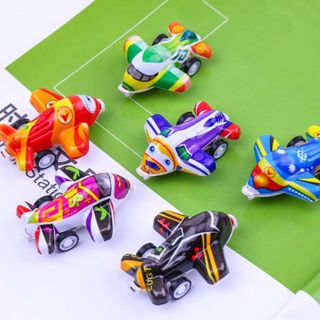 Đồ chơi mô hình máy bay chở khách mini chạy trớn nhiều màu sắc