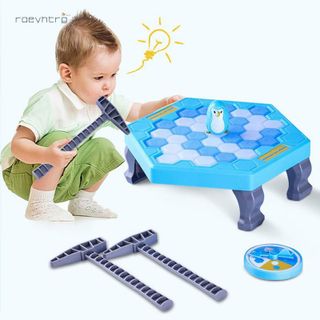 Bộ đồ chơi đập khối đá cứu chim cánh cụt cho trẻ em