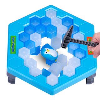 Bộ đồ chơi đập khối đá cứu chim cánh cụt cho trẻ em