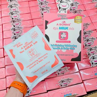 Muối tắm sữa bò tẩy da chết A BONNE SPA MINK SALT