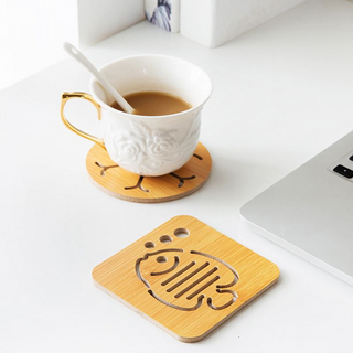 miếng lót ly bằng gỗ