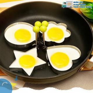 Khuôn inox chiên trứng, làm bánh tạo hình