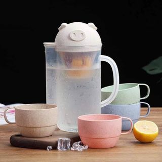 CỐC UỐNG NƯỚC LÚA MẠCH NHIỀU MÀU