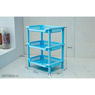 Kệ 3 tầng nhựa mini