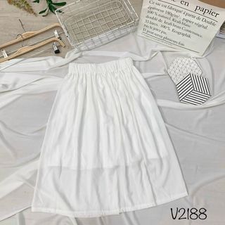 Chân váy xoè Chân váy voan lụa trơn màu