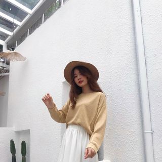 Chân váy xoè Chân váy voan lụa trơn màu