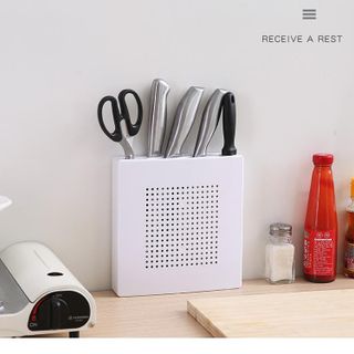 Kệ Dán Tường Đựng Dụng Cụ Nhà Bếp