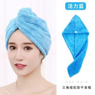 KHĂN Ủ TÓC CÓ NÚT CÀI