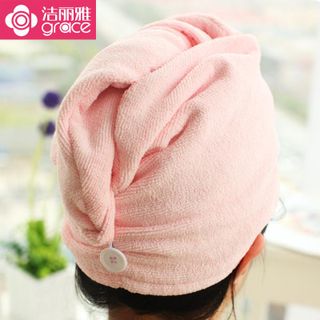 KHĂN Ủ TÓC CÓ NÚT CÀI
