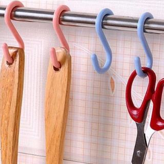 Bộ 8 móc nhựa treo đồ đa năng hình chữ S