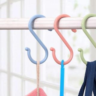 Bộ 8 móc nhựa treo đồ đa năng hình chữ S