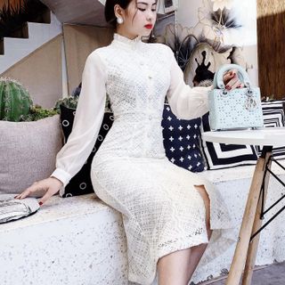 Đầm ren ôm sang trọng