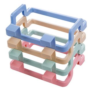 Giá treo túi đựng rác gắn kệ tủ bếp tiện lợi bằng inox