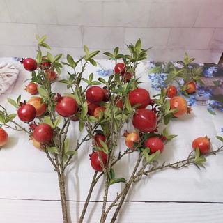 Cành lựu trưng tết