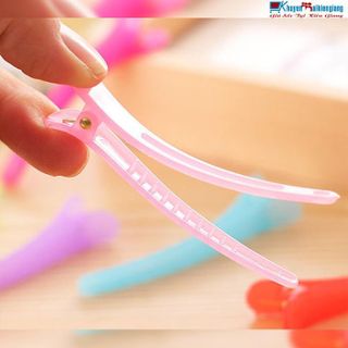 Bộ 5 chiếc kẹp tóc nhựa cứng hình mỏ vịt