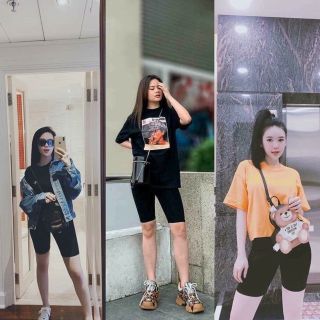 Quần legging ngố