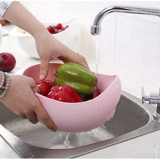 Rổ Vo Gạo Đậu Rửa Rau Quả Đa Năng Size Nhỏ