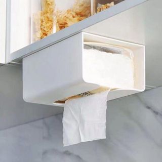 Hộp đựng khăn giấy rút đồ dùng đa năng dán tường