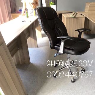 Ghế Giám Đốc Màu Da Đen Tay T Ngã Lưng