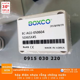 Hộp điện ngoài trời | Hộp điện chống nước Boxco IP67