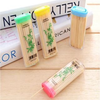 hộp tăm tre xỉa răng bỏ túi