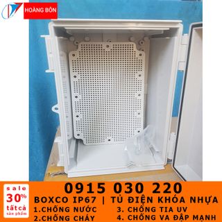 Tủ điện nhựa ngoài trời | Tủ điện chống nước IP67 Boxco
