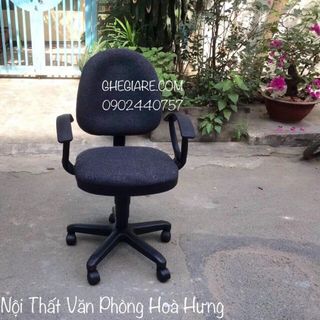 Ghế Xoay Lưng Bầu Có Tay (Nhiều Màu)