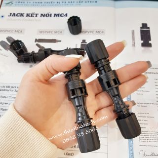 Jack kết nối MC4 1500V WorldSunlight công nghệ Châu Âu
