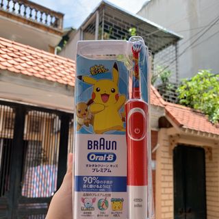 Bàn chải điện đánh răng tự động trẻ em Oral-B Braun Nhật Bản