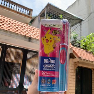 Bàn chải điện đánh răng tự động trẻ em Oral-B Braun Nhật Bản