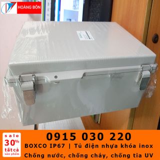 Tủ điện nhựa ngoài trời | Tủ điện chống nước IP67 Boxco