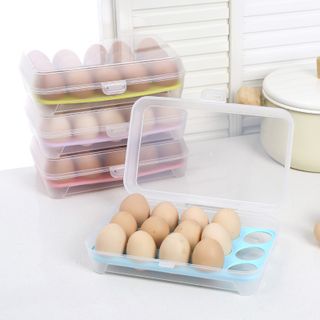 Hộp nhựa đựng trứng trong suốt 15 ô