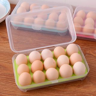 Hộp nhựa đựng trứng trong suốt 15 ô