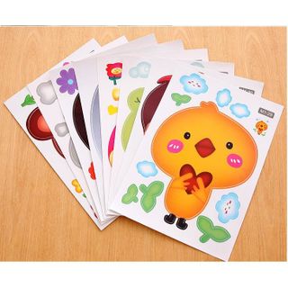 Decal dán nắp bồn cầu xinh xắn