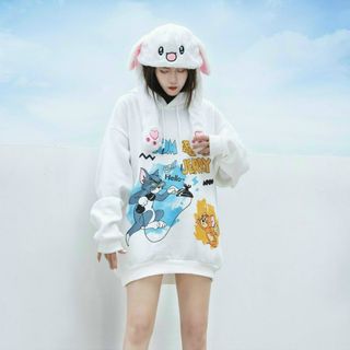Áo hoodie nỉ ngoại in phô mai