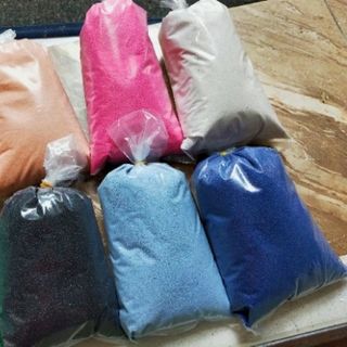 Cát màu trang trí 25k 1kg
