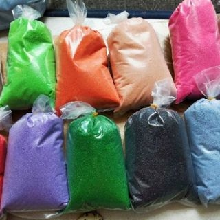 Cát màu trang trí 25k 1kg